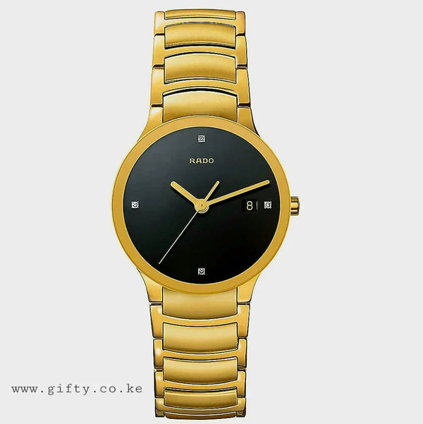 Luxury Golden Ceramic Timepiece for Men and Women